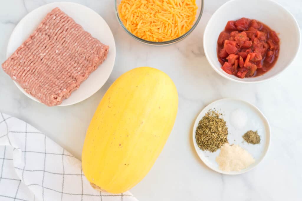 spaghetti squash casserole ingredients