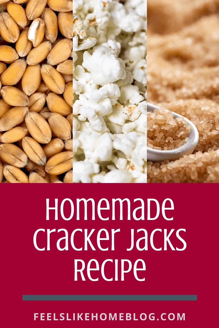 Copycat Cracker Jacks - Homemade Caramel Corn with Peanuts Recipe