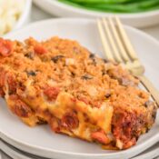 Saucy pizza meatloaf