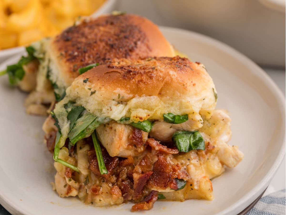 King’s Hawaiian chicken bacon ranch sliders