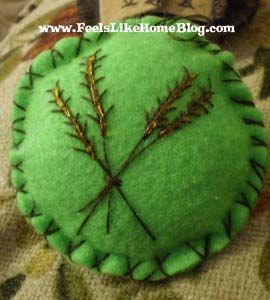 jesse tree wheat Ruth - Wheat ornament