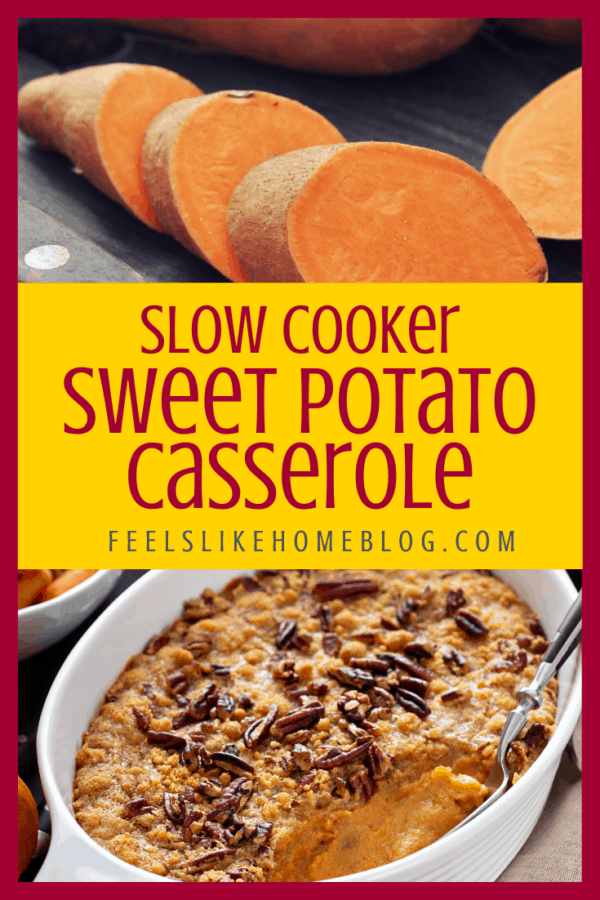 sweet potatoes and casserole with pecans
