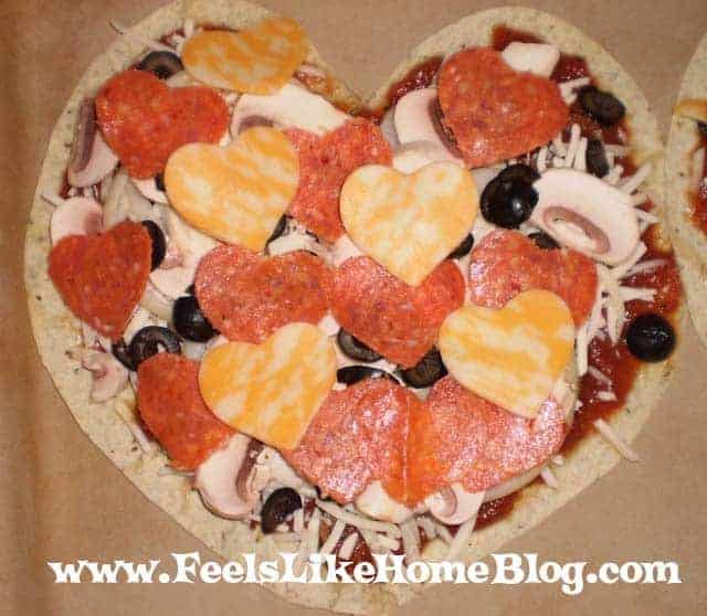 Heart Shaped Pizza Recipe