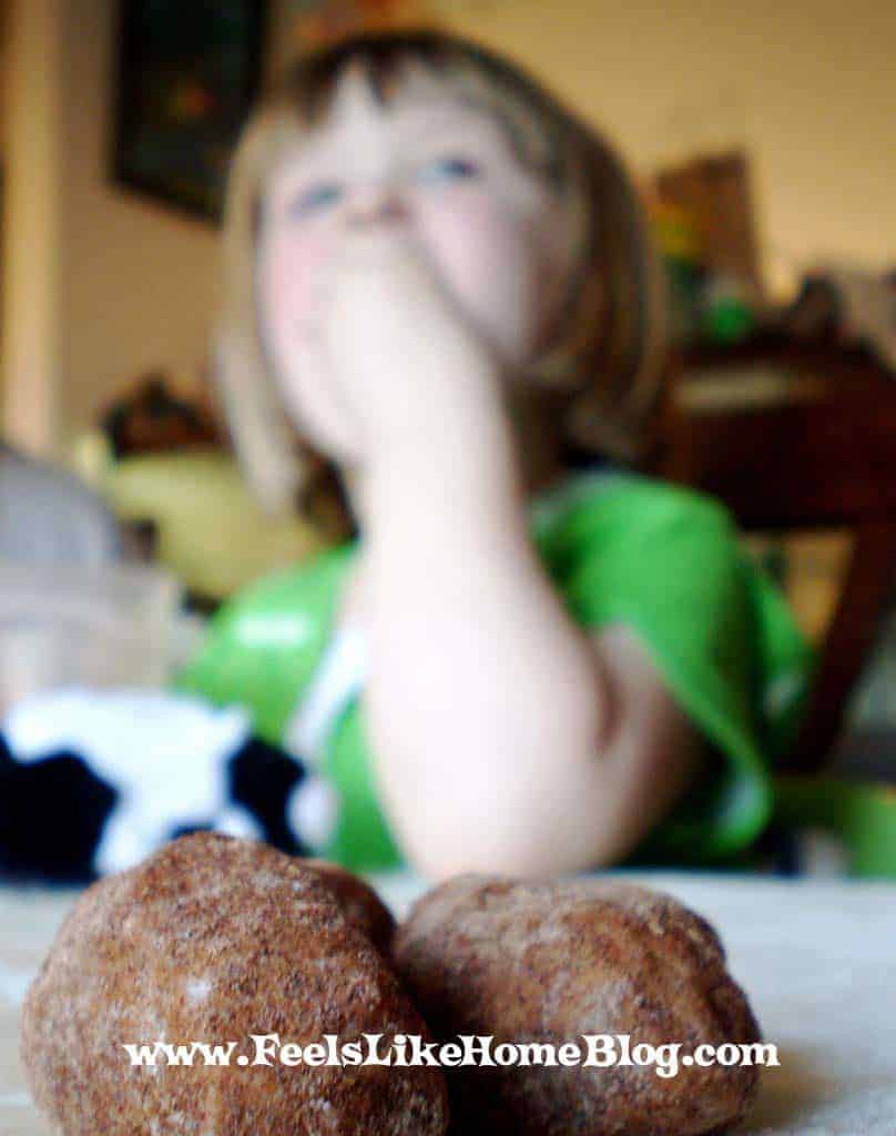 eating irish potato candy