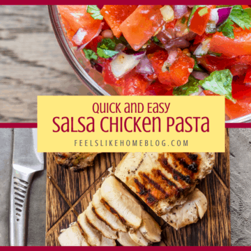 Salsa and chicken