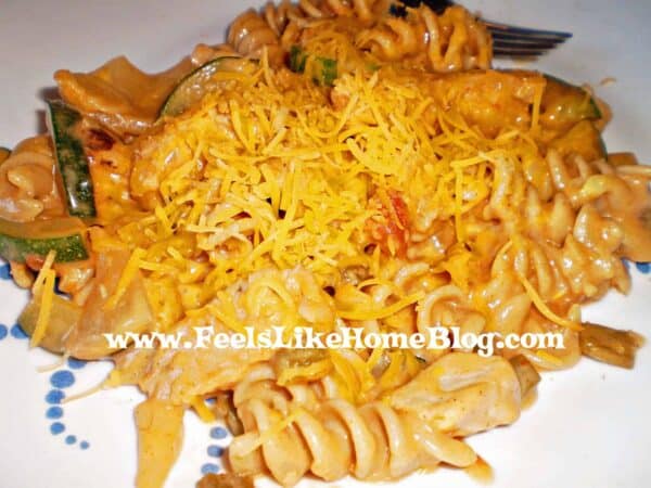 Quick and easy salsa chicken pasta Quick and easy salsa chicken pasta