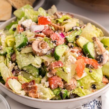 Fresh Greek salad with crunchy vegetables
