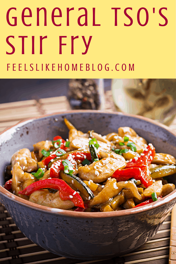 The Best General Tso's Stir Fry with Tofu and Vegetables