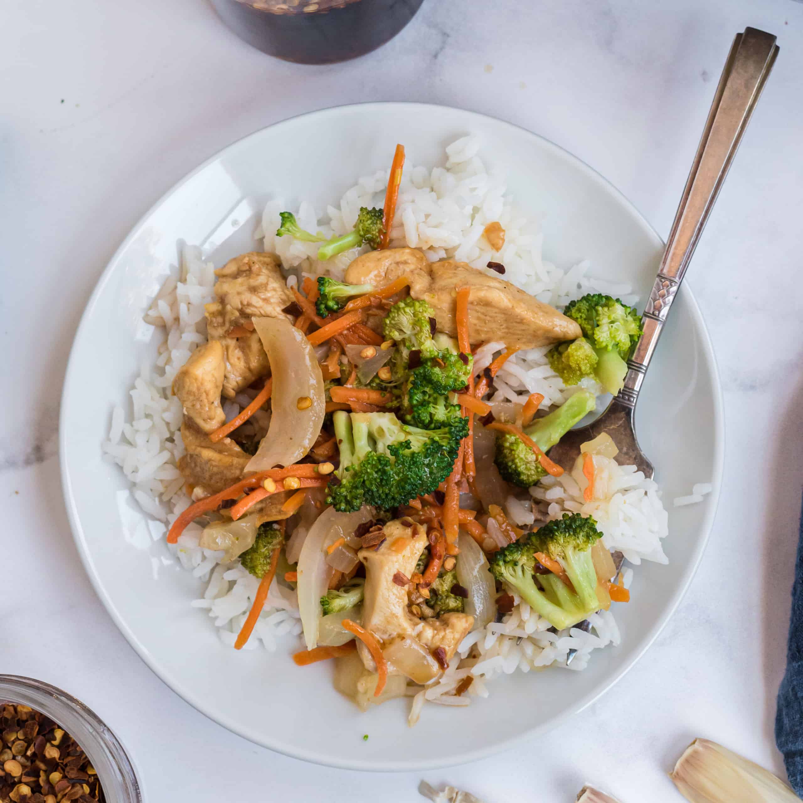 The Best General Tso's Stir Fry with Tofu and Vegetables