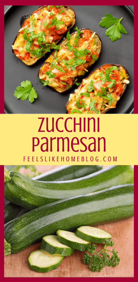 A bunch of different types of food, with parmesan and zucchini