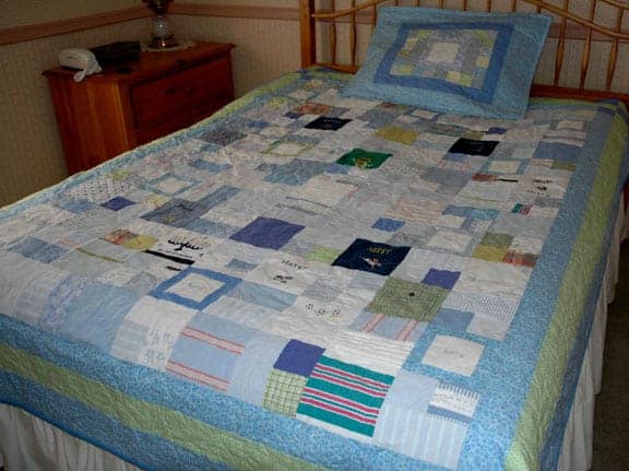 Baby Clothes Quilt