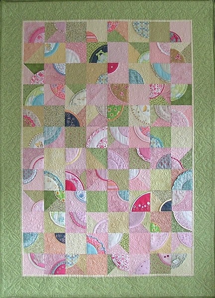 A baby clothes quilt