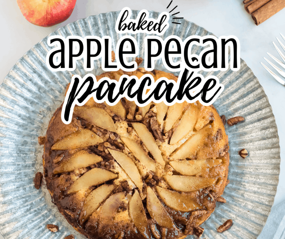 Baked Apple Pecan Pancake