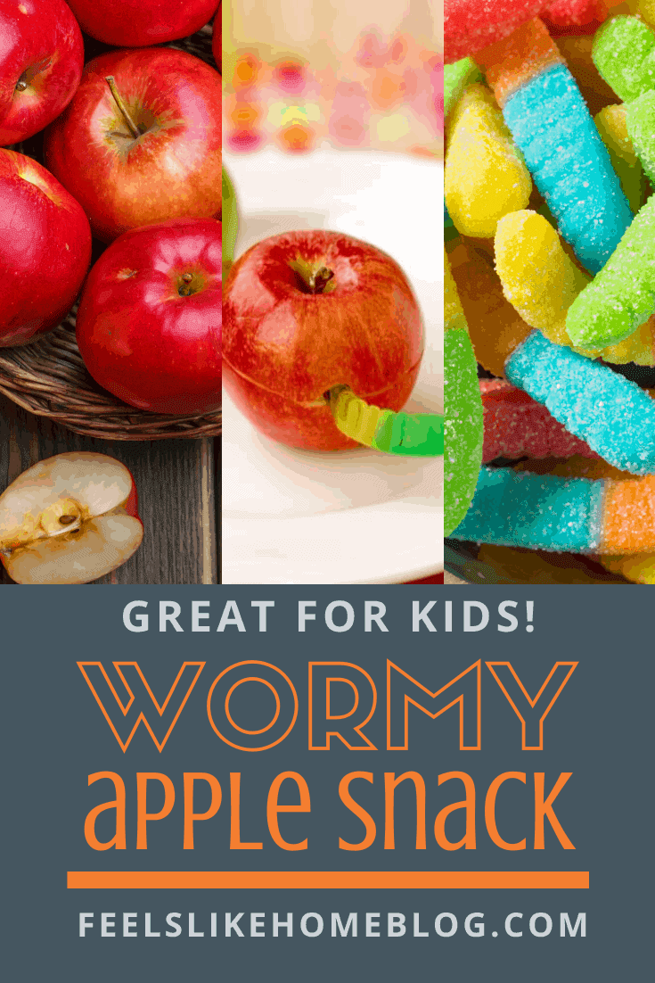 Wormy Apple - A Creative, Healthy, & Fun Afternoon Snack for Kids