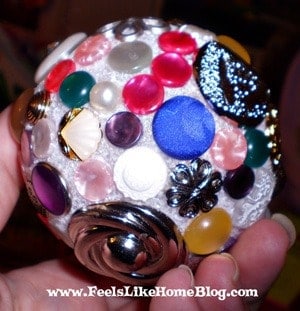 button ornament for preschoolers