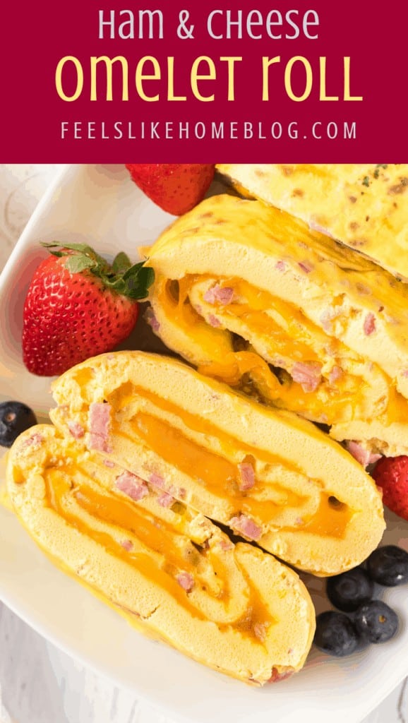 Ham and Cheese Omelet Roll Up (Pampered Chef recipe)