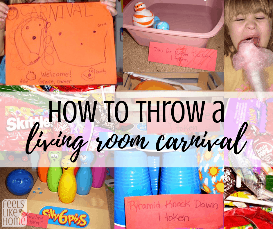 How to Host an Indoor Carnival for Your Family - Feels Like Home™