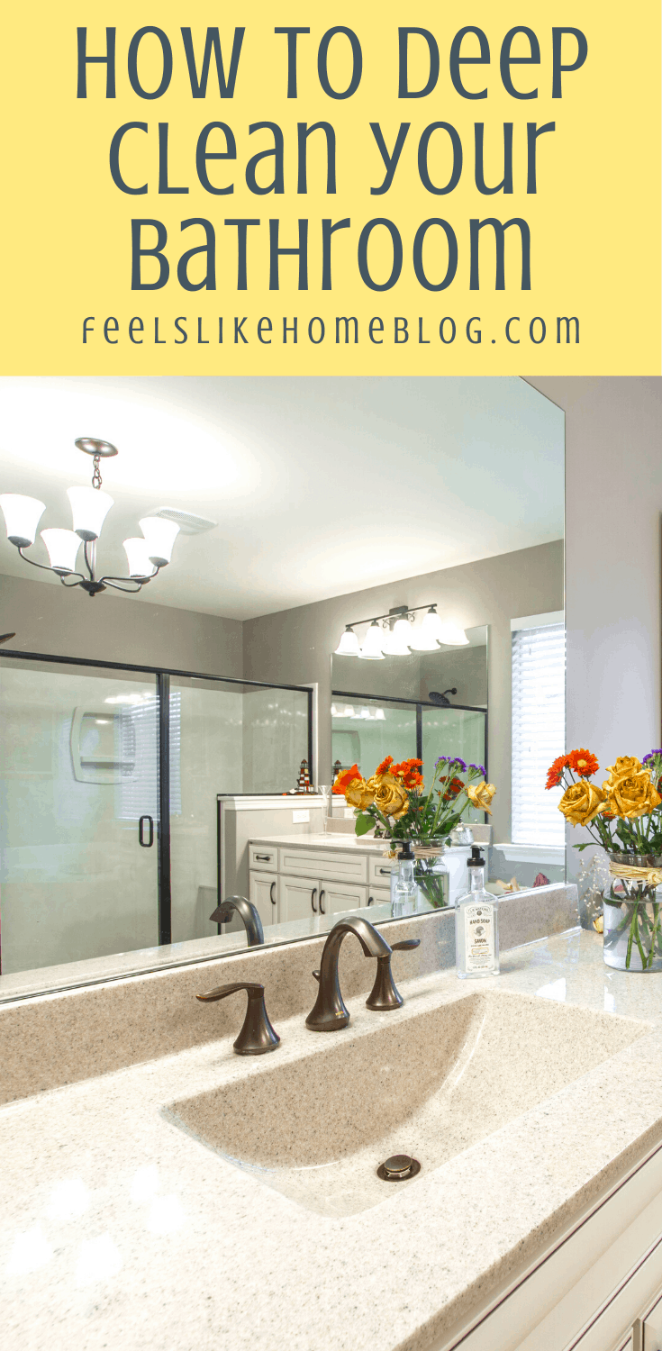 How to Deep Clean Your Bathroom