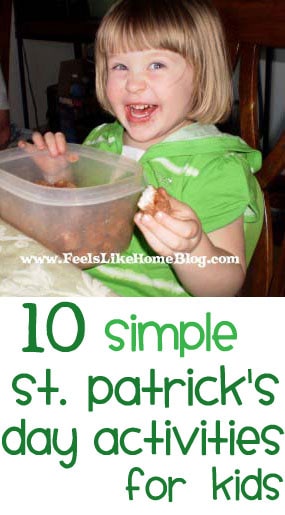 A little girl sitting at a table with Irish potato candy