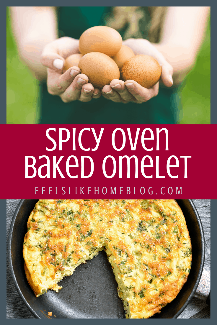 Spicy Oven Baked Omelet