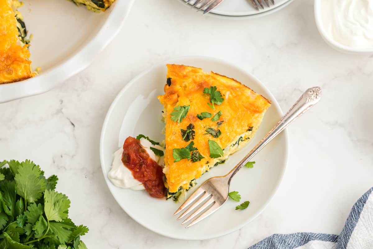 spicy oven omelet