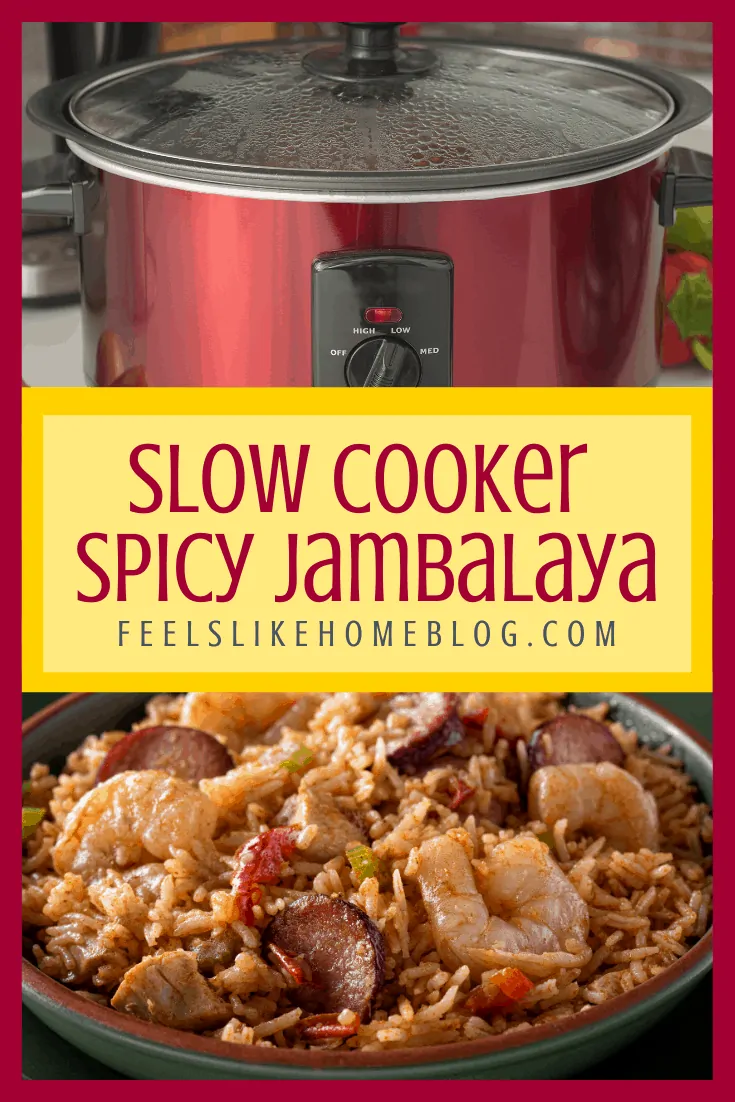 Spicy Slow Cooker Jambalaya