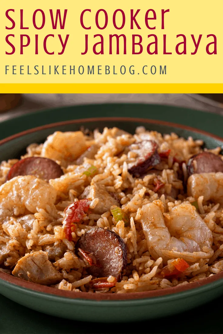 Spicy Slow Cooker Jambalaya
