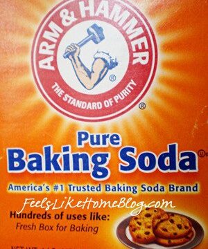 a box of baking soda