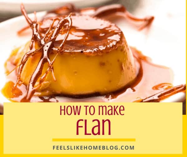 A close up of flan on a plate