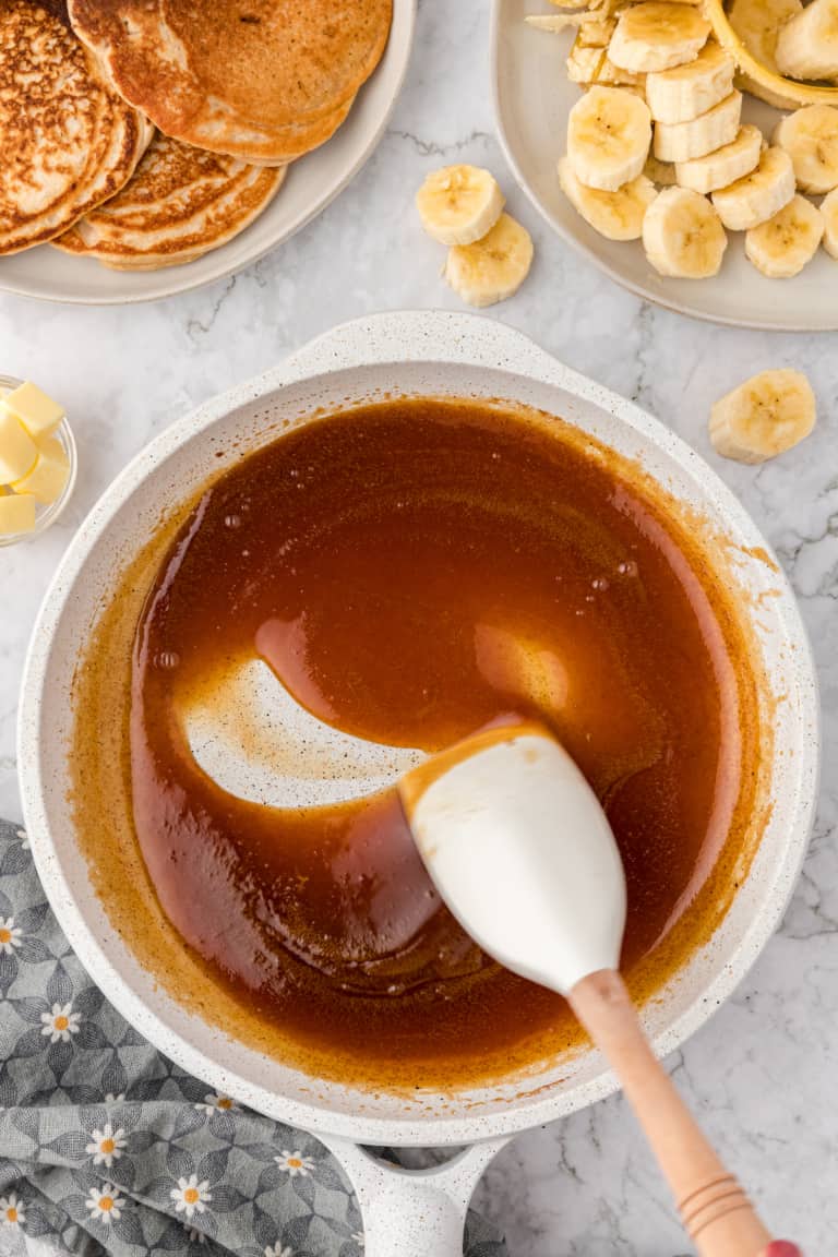 How to Make Easy Bananas Foster Pancakes Feels Like Home™