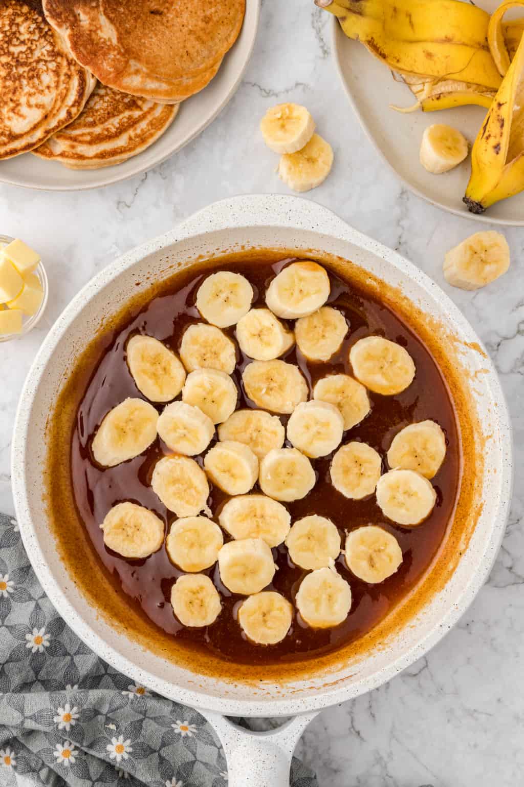 How to Make Easy Bananas Foster Pancakes Feels Like Home™