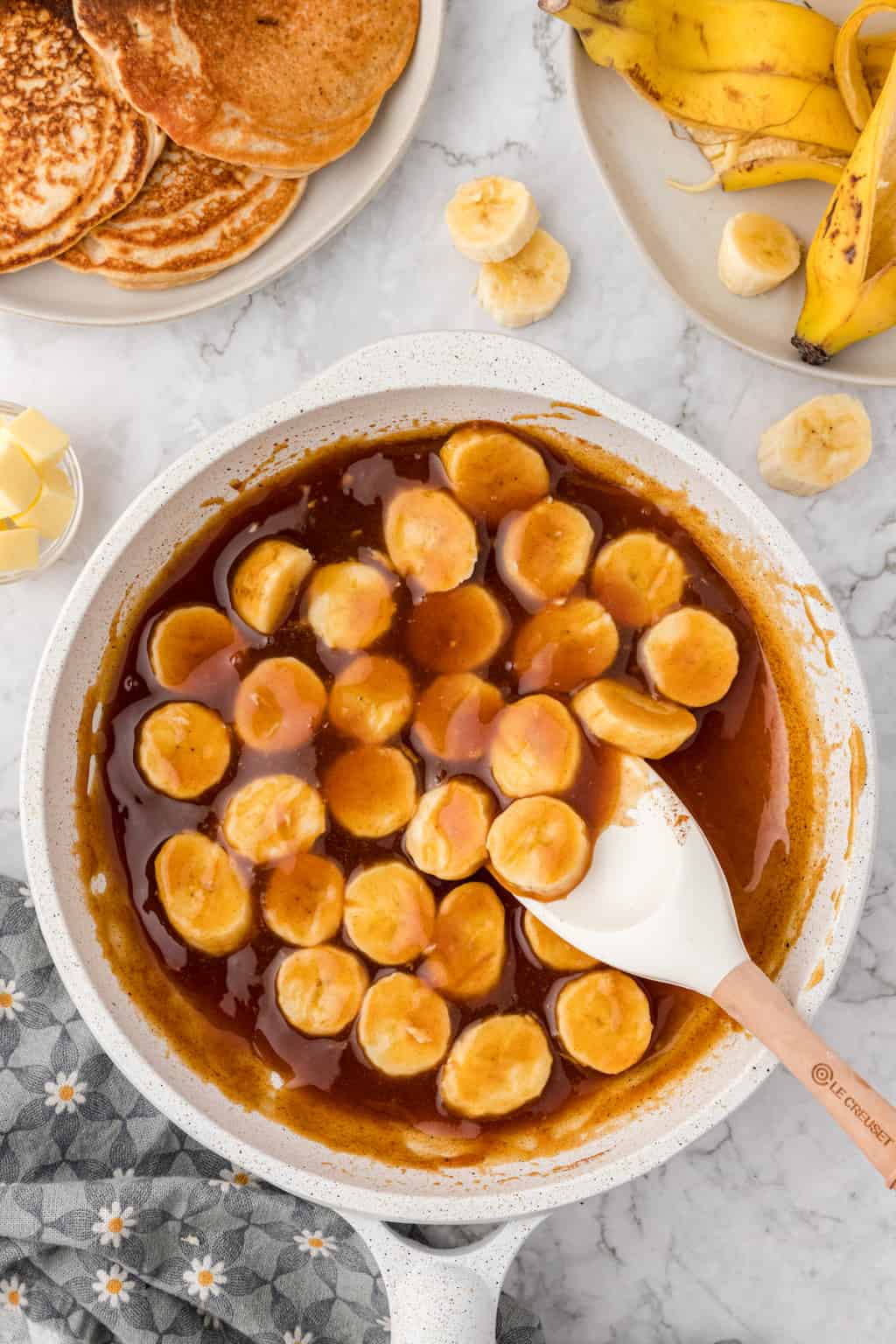 How to Make Easy Bananas Foster Pancakes Feels Like Home™