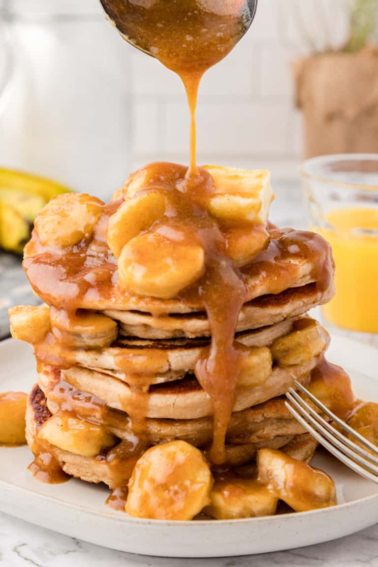 How to Make Easy Bananas Foster Pancakes Feels Like Home™