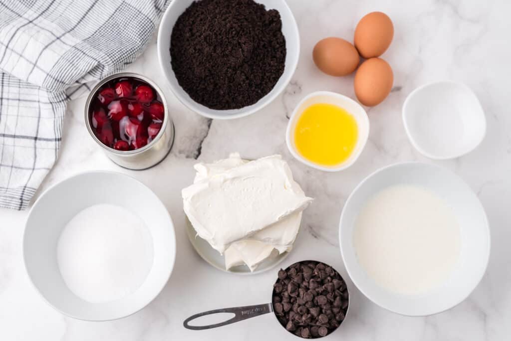 chocolate cherry cheesecake ingredients