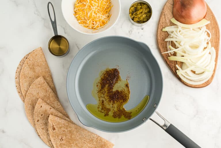 The Best Cheese & Onion Quesadillas Feels Like Home™