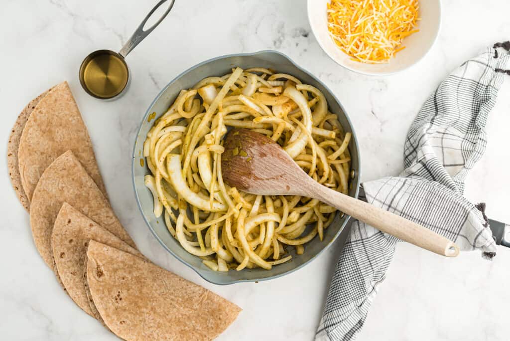 The Best Cheese & Onion Quesadillas Feels Like Home™