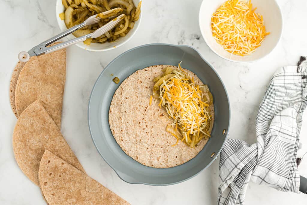 The Best Cheese & Onion Quesadillas Feels Like Home™