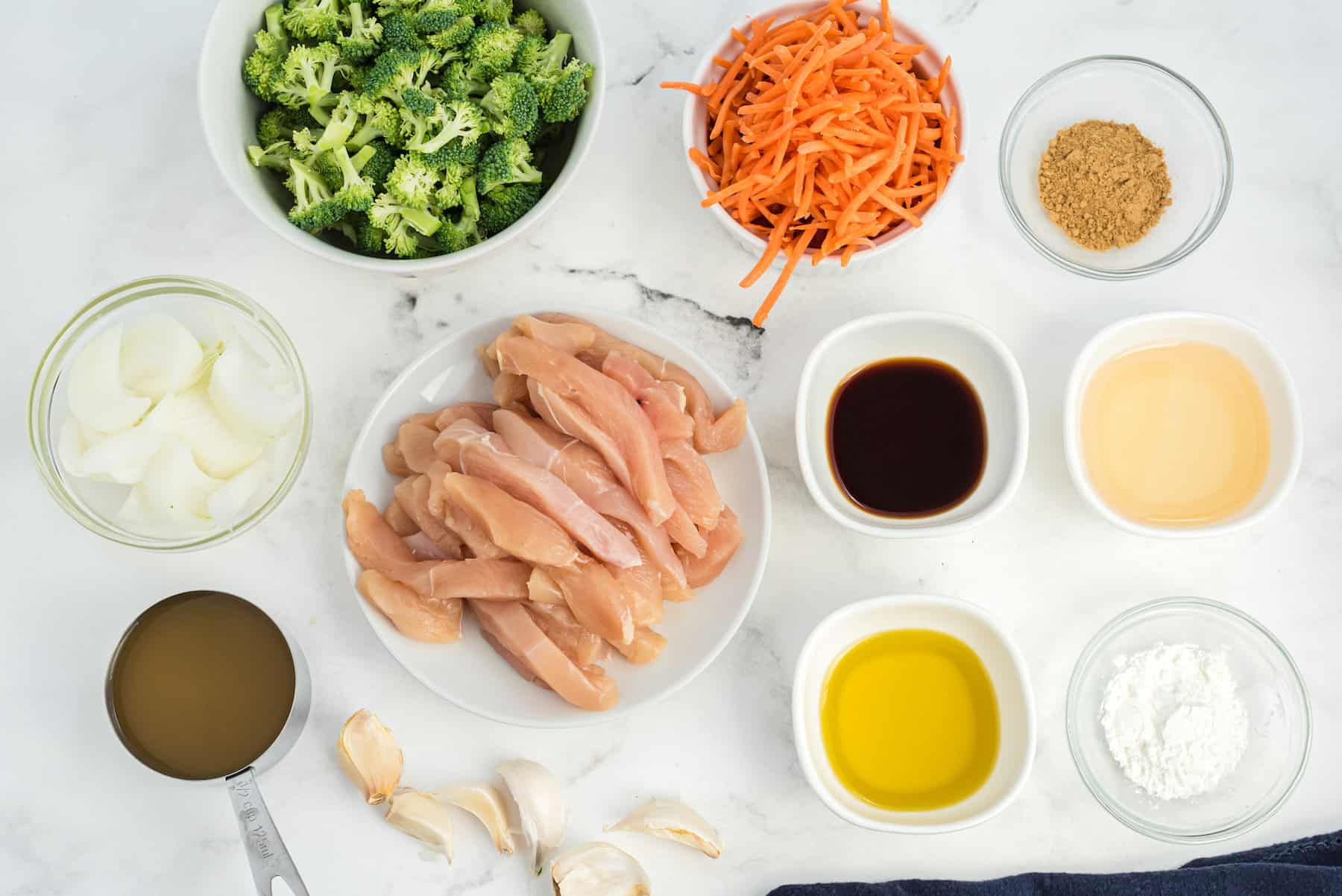 garlic chicken stir fry ingredients