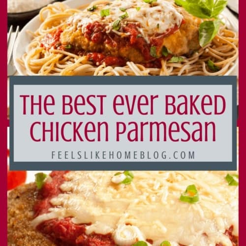 The Best Ever Baked Chicken Parmesan Super Healthy Recipe