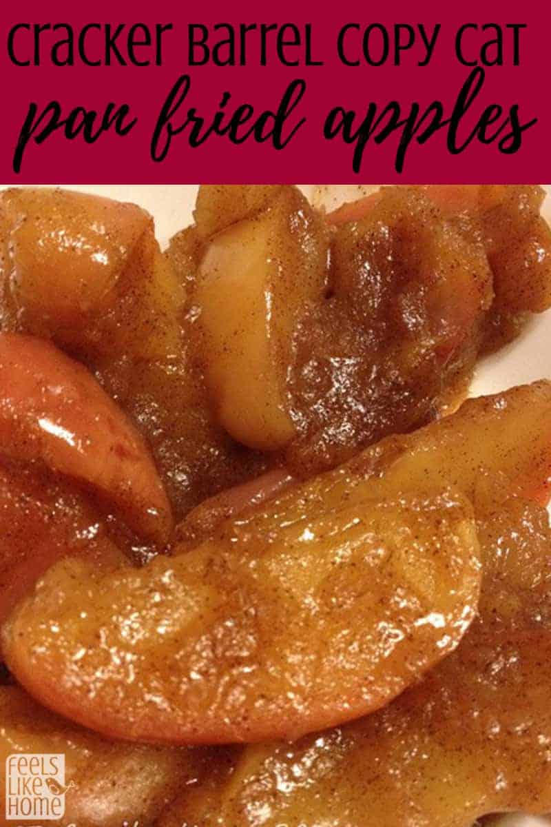 Cracker Barrel Copycat Skillet Fried Apples