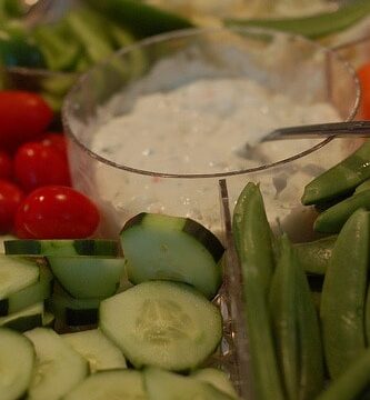 homemade veggie dip