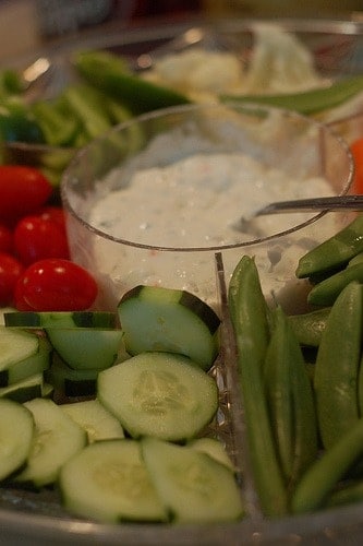 homemade veggie dip