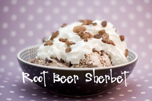 root beer sherbet root beer sherbet