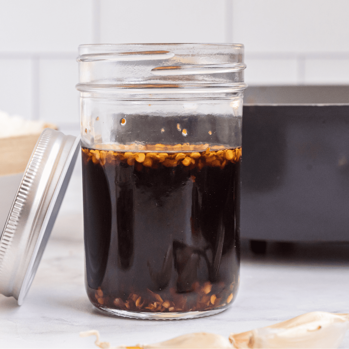 the best stir fry sauce in a mason jar