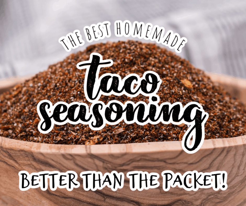 a small bowl of homemade taco seasoning