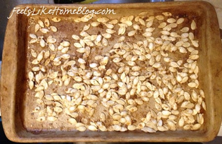 Roasting Pumpkin Seeds