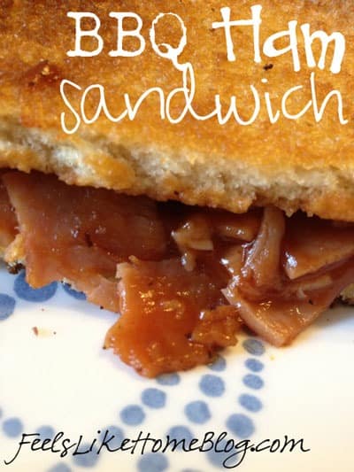 BBQ ham sandwich BBQ ham sandwich