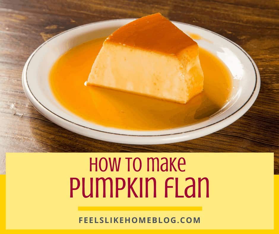 A plate of pumpkin flan