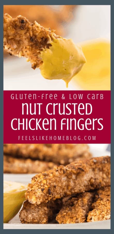 A close up of chicken fingers