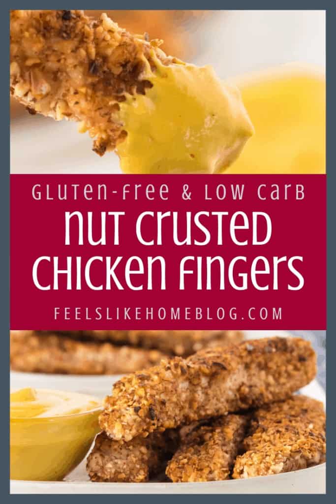 NutCrusted Chicken Fingers Low Carb & GlutenFree